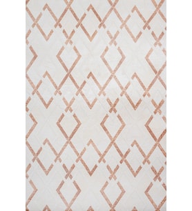 Krem Halı Geometrik Desenli Kabartmalı Yüzeyli Dijital Baskılı Salon Halısı Koridor Modern