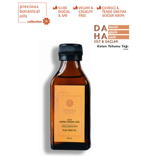 Densa Essential %100 Saf Keten Tohumu Yağı Soğuk Sıkım 100 ml