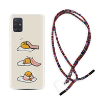 Samsung a71 A72 A73 A7 A9 2018 C7 C9 Kılıf Boyun Asklı Rasta Silikon Sweety Egg 1322