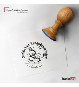 Küçük Prens Kişiye Özel Kitap Damgası Kitap Mührü Kaşe Kitap Mühür Özel Damga 366