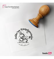 Küçük Prens Kişiye Özel Kitap Damgası Kitap Mührü Kaşe Kitap Mühür Özel Damga 366