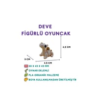 Deve Figür - 3D Çöl Hayvanı Oyuncak
