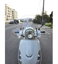 MOTOCAM SYM Fiddle III 125 Ön Cam 2016-2022 Model 53cm Şeffaf Renkli Elcikli APARATSIZ