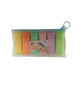 SLM İki Uçlu Fosforlu Kalem Sweet  6lı
