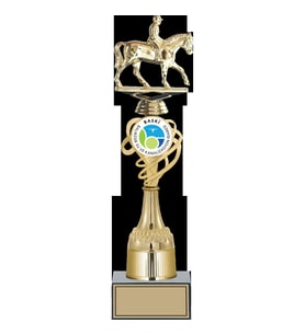ODAK KUPA - Figürlü Kupalar - At / Binici Figürlü Kupalar FG-033 B - 39 cm