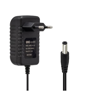 Weko 24 Volt 1 Amper 24 Watt Plastik Kasa Priz Tipi Adaptör (5.5x2.5 Uçlu) (Siyah)