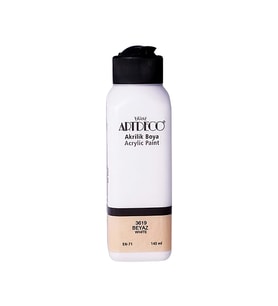 Artdeco Beyaz Akrilik Boya 3619 (140 ml)