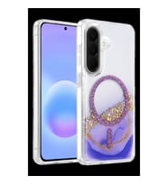 Onegif Samsung Galaxy A37 5g Lotus Simli Magsafe Kapak - Mor