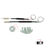 BWR5435 Peugeot 406 8B 8E/F 1995-2004 4/5 Kapı 0130821924 İçin Arka Sağ Kapı Cam Kriko Tamir Seti