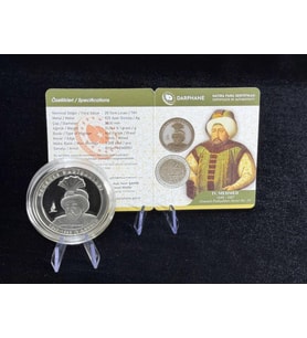 IV. Mehmed – Osmanlı Padişahları Serisi No:19 Gümüş Hatıra Sikkesi (Darphane, 925 Ayar, Proof)