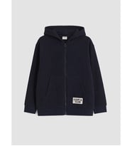 LC WAIKIKI Lacivert Kapüşonlu Erkek Çocuk Fermuarlı Sweatshirt