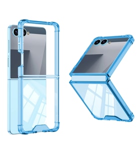 Galaxy Z Flip 7 Kılıf Zore Full Camlı Kıpta Kapak