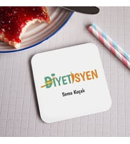 Kişiye Özel Diyetisyen Doktora Hediye Bardak Altlığı