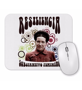 Resiliencia Simone de Beauvoir Mouse Pad