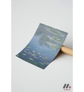 Claude Monet Nilüferler, Çerçevesiz Yüksek Kalite Duvar Afişi - Sanatsever Hediyesi