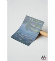 Claude Monet Nilüferler, Çerçevesiz Yüksek Kalite Duvar Afişi - Sanatsever Hediyesi