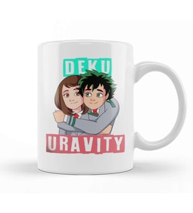 Boku No Hero Academia Deku and Uravity Kupa Bardak Porselen