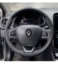 Clio 4 FAZ 2 Yeni nesil Araca özel deri direksiyon kılıfı (A+ kalite)