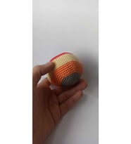 Renkli Tasarım Çıngıraklı Evcil Hayvan Oyuncağı Top Kahve