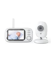 BLM-035 Oda Sıcaklık Algılama Müzik 3.5inç Ekran 720P 2.4gHz İnterkom'lu Bebek izleme Kamerası/monitörü