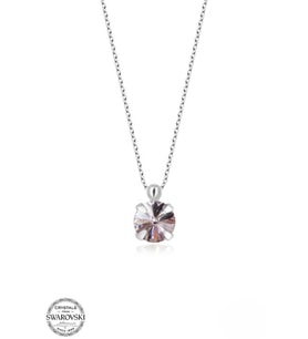 SWAROVSKİ TAŞLI  CRYSTAL 925 AYAR GÜMÜŞ KOLYE