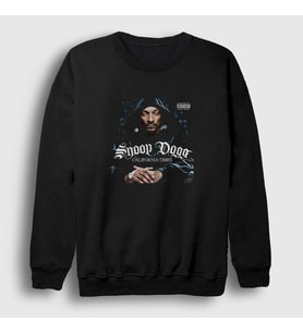 Presmono Unisex Siyah California Snoop Dogg Sweatshirt 370527tt