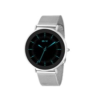 Fro LW43 Silver Kasa 43 mm Silver Çelik Hasır Kordon Akıllı Saat