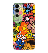 PrintiFy Tecno Pova Neo 2 ile Uyumlu Retro Color 2  Kamera Korumalı Şeffaf  Kılıf