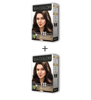 2X2 Tüp Krem Saç Boyası Seti Koyu Kumral No:6.0