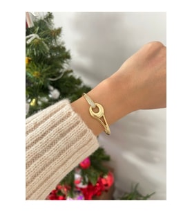 14K KELEPÇE BİLEKLİK ÖZEL SERİ KADIN ÇELİK KELEPÇE BİLEKLİK