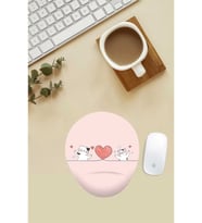 Aşık Kediler Desenli Bilek Destekli Mouse Pad