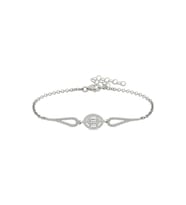 Gümüş Rodyum Oval Baget Bileklik CSR2184208