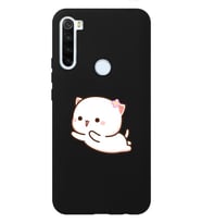 Xiaomi Redmi Note 8 Tatlı Kedi Lansman Telefon Kılıfı (Siyah)