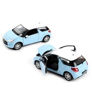 Citroen DS3 Model 1/24 Ölçek (ÖZEL PLAKALI) (Mavi)