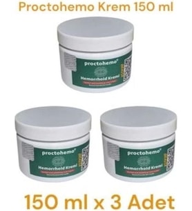 Proctohemo 150 ml - Hemorrhoid Cream x 3 Adet