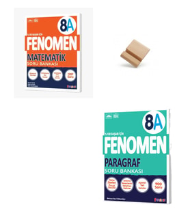 Fenomen LGS 8. Sınıf 2027 A Serisi Matematik ve Paragraf Soru Bankası + Telefon Standı