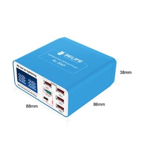 Relife RL-304P 6 Port Dijital Usb Test ve Şarj Cihazı