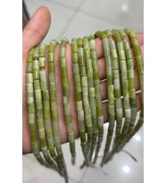 Yeşim Taşı Silindir Kesim 5x8mm Dizi