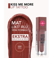 Kiss Me More Yüksek Pigmentli & Mat Bitişli Nemlendirici Likit Ruj