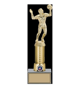 ODAK KUPA - Figürlü Kupalar - Voleybol Erkek Figürlü Kupalar FG-008 C - 30 cm