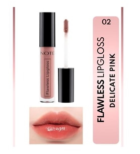 Note Flawless Lipgloss Nemlendirici Dudak Parlatıcısı - 02 Delicate Pink