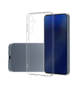 Coverzone Galaxy A16 ile uyumlu K?l?f S�per Esnek Yap?l? Kamera Korumal? Toz ve Kirden Koruyan Silikon Galaxy A16 ile uyumlu S�per ?effaf Kapak