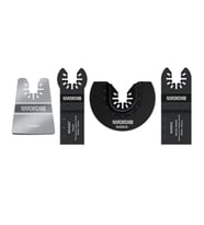 WORX WA5092 4 Parça Universal Metal, Ahşap Kesme ve Raspalama Aksesuar Seti