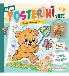 Kendi Posterini Yap! Boya Kopart As! Sevimli Afacanlar