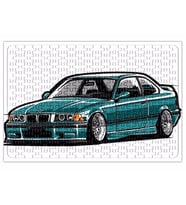 Bmw Stanced Out E36 Puzzle 240 Parça Yapboz
