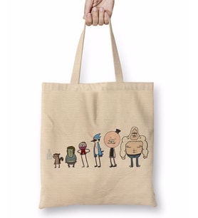 Regular Show Rules Are For Fools Rickboy Bez Çanta Uzun Saplı
