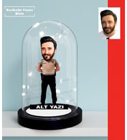 KİŞİYE ÖZEL  BEKÇİ POLİS TASARIMLI IŞIKLI KARİKATÜR FANUS BİBLO FN110