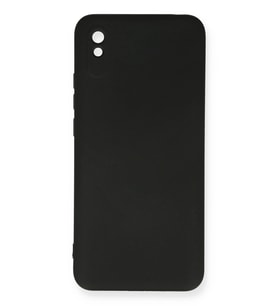 Pilelistore   Xiaomi Redmi 9A Kılıf Nano içi Kadife Silikon - Siyah