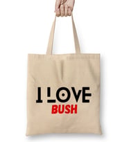 i Love Bush Bush Bush Bez Çanta Uzun Saplı