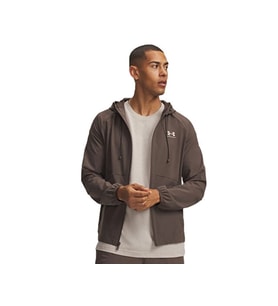 Under Armour UA VIBE WOVEN JACKET Erkek Günlük Rüzgarlık 6003001-200 Kahverengi